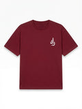 Maroon - Drop Shoulder Oversized Unisex T-Shirt