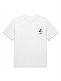 White - Drop Shoulder Oversized Unisex T-Shirt