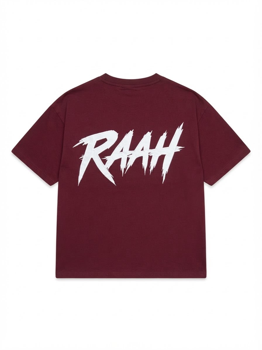 Maroon - Drop Shoulder Oversized Unisex T-Shirt